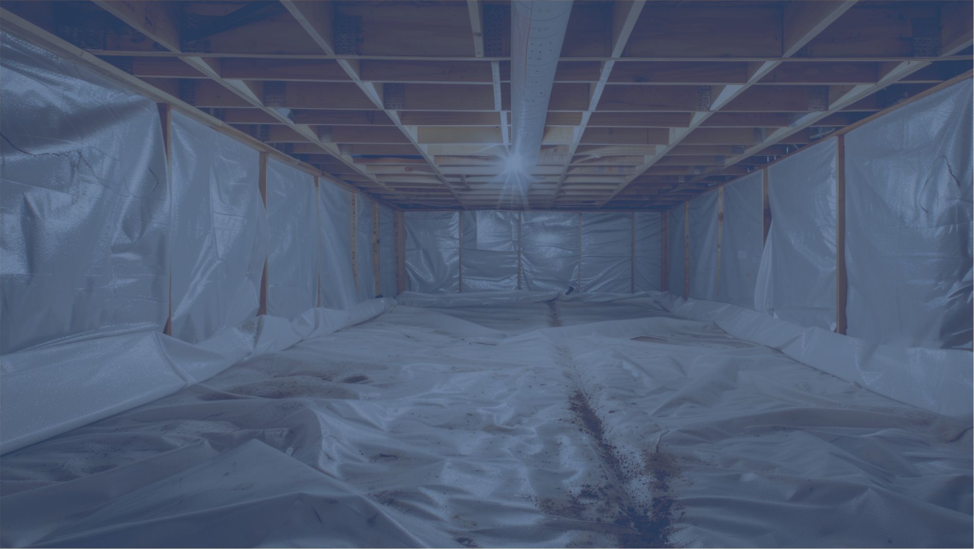 Basement encapsulation in Lenoir, NC.